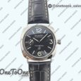 Реплика часов Panerai PAM380 Radiomir Top-tier Копия один в один Black Dial on Black Leather Strap