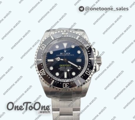 Реплика часов Rolex Deep Sea Dweller 136660 904L Steel Top-tier Копия один в один D-Blue Dial on Stainless steel Bracelet