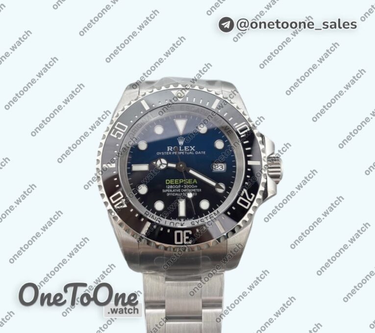 Реплика часов Rolex Deep Sea Dweller 136660 904L Steel Top-tier Копия один в один D-Blue Dial on Stainless steel Bracelet
