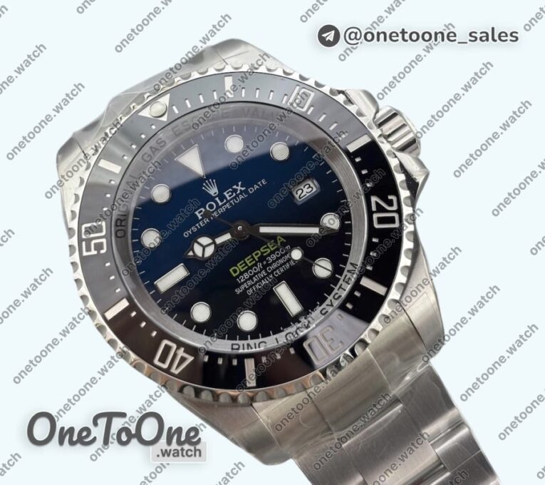Реплика часов Rolex Deep Sea Dweller 136660 904L Steel Top-tier Копия один в один D-Blue Dial on Stainless steel Bracelet