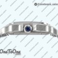 Реплика часов Cartier Santos de Cartier 35mm Stainless steel Top-tier Копия один в один White Dial on Stainless steel SmartLinks Bracelet MIYOTA 9015