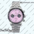 Реплика часов Tudor Black Bay Chrono Stainless steel Top-tier Копия один в один Pink Dial On Stainless steel Jubilee Bracelet DD7750