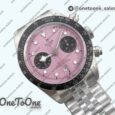 Реплика часов Tudor Black Bay Chrono Stainless steel Top-tier Копия один в один Pink Dial On Stainless steel Jubilee Bracelet DD7750
