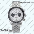 Реплика часов Tudor Black Bay Chrono Stainless steel Top-tier Копия один в один White Dial On Stainless steel Jubilee Bracelet DD7750