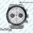 Реплика часов Tudor Black Bay Chrono Stainless steel Top-tier Копия один в один White Dial On Stainless steel Jubilee Bracelet DD7750