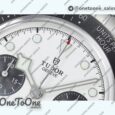 Реплика часов Tudor Black Bay Chrono Stainless steel Top-tier Копия один в один White Dial On Stainless steel Jubilee Bracelet DD7750
