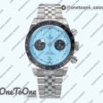 Реплика часов Tudor Black Bay Chrono Stainless steel Top-tier Копия один в один Tiffany Blue Dial On Stainless steel Jubilee Bracelet DD7750