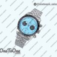 Реплика часов Tudor Black Bay Chrono Stainless steel Top-tier Копия один в один Tiffany Blue Dial On Stainless steel Jubilee Bracelet DD7750