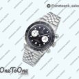 Реплика часов Tudor Black Bay Chrono Stainless steel Top-tier Копия один в один Black Dial On Stainless steel Jubilee Bracelet DD7750