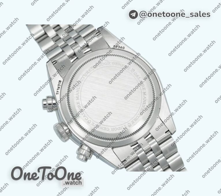 Реплика часов Tudor Black Bay Chrono Stainless steel Top-tier Копия один в один Black Dial On Stainless steel Jubilee Bracelet DD7750