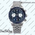 Реплика часов Tudor Black Bay Chrono Stainless steel Top-tier Копия один в один Blue Dial On Stainless steel Jubilee Bracelet DD7750