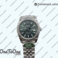 Реплика часов Rolex DateJust 41 126330 904L Stainless steel Top-tier Копия один в один Fluted Bezel Green Dial on Jubilee Bracelet