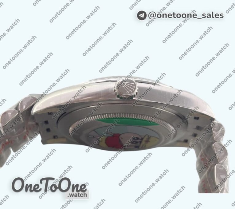 Реплика часов Rolex DateJust 41 126330 904L Stainless steel Top-tier Копия один в один Fluted Bezel Green Dial on Jubilee Bracelet