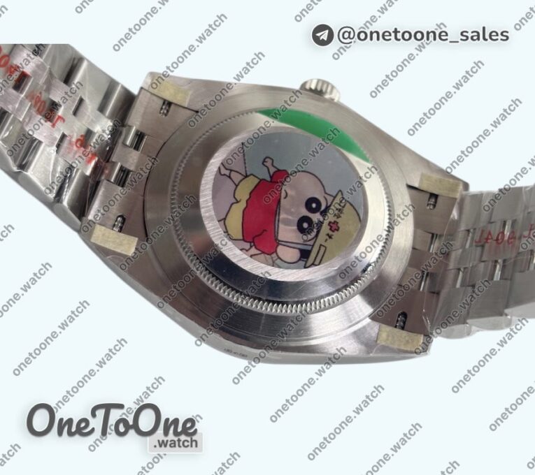 Реплика часов Rolex DateJust 41 126330 904L Stainless steel Top-tier Копия один в один Fluted Bezel Green Dial on Jubilee Bracelet