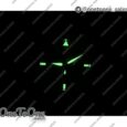 Реплика часов Iwc Pilot Chrono Spitfire IW377726 Stainless steel Top-tier Копия один в один Green Dial on Brown Leather Strap A