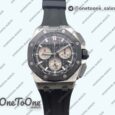 Реплика часов Audemars Piguet Royal Oak Offshore 43mm 26420SO Stainless steel Top-tier Копия один в один Black Dial On Black Rubber Strap