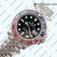 Реплика часов Rolex T Master II 126710 BLRO Blue/Red Bezel 904L Stainless steel Top-tier Копия один в один Jubilee Bracelet DD3285 CHS