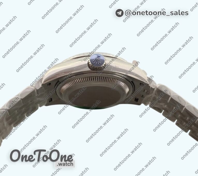 Реплика часов Rolex Datejust 28mm 279166 Top-tier Копия один в один White Pink Dial Crystals Markers on Stainless steel Jubilee Bracelet WF