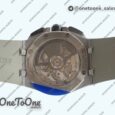 Реплика часов Audemars Piguet ROO 43mm 26420 Ceramic Bezel Stainless steel Top-tier Копия один в один Light Brown Dial On Gray Rubber Strap