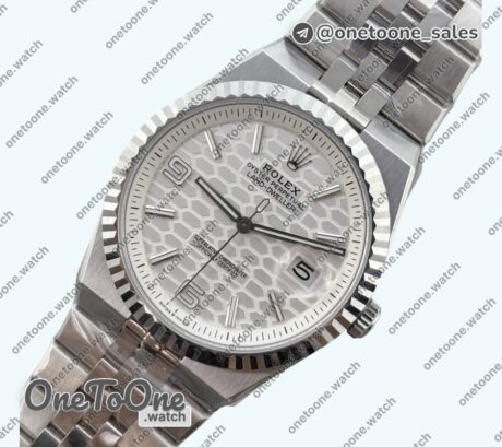 Реплика часов Rolex Land Dweller 127334 904L Stainless steel White Dial On Stainless steel Bracelet E