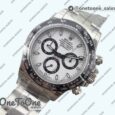 Реплика часов Rolex Daytona 116500 Ceramic Bezel Top-tier Копия один в один 904L Stainless steel Case and Bracelet White Dial DD4130