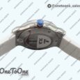 Реплика часов Hublot Classic Fusion 33mm Stainless steel Top-tier Копия один в один White Dial Diamonds Bezel On White Gummy Strap Swiss