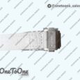 Реплика часов Hublot Classic Fusion 33mm Stainless steel Top-tier Копия один в один White Dial Diamonds Bezel On White Gummy Strap Swiss