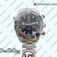 Реплика часов Omega Seamaster 600m Chrono Stainless steel Top-tier Копия один в один Black Dial on Stainless steel Bracelet