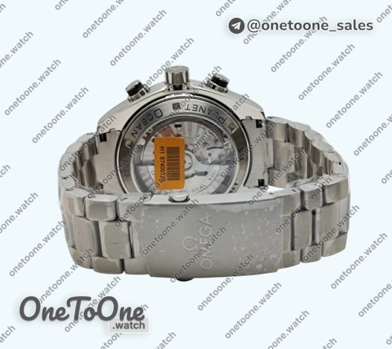 Реплика часов Omega Seamaster 600m Chrono Stainless steel Top-tier Копия один в один Black Dial on Stainless steel Bracelet