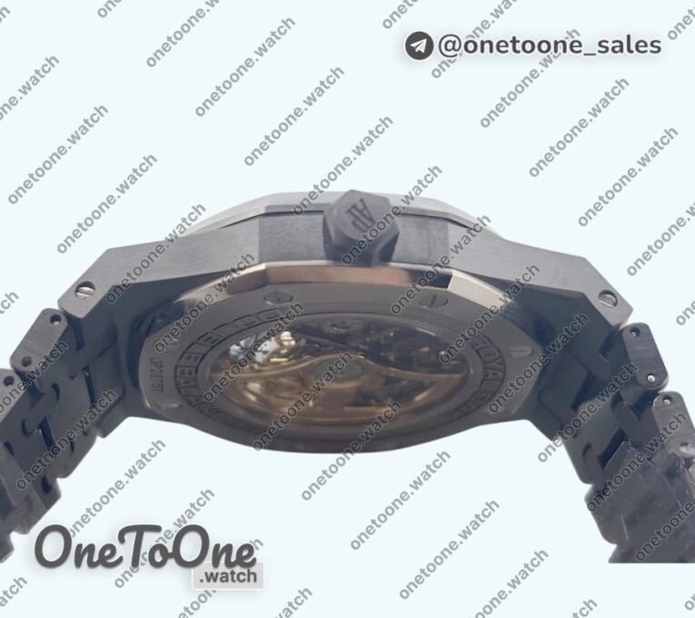 Реплика часов Audemars Piguet Royal Oak 41mm Openworked 15407 Ceramic Top-tier Копия один в один Bracelet