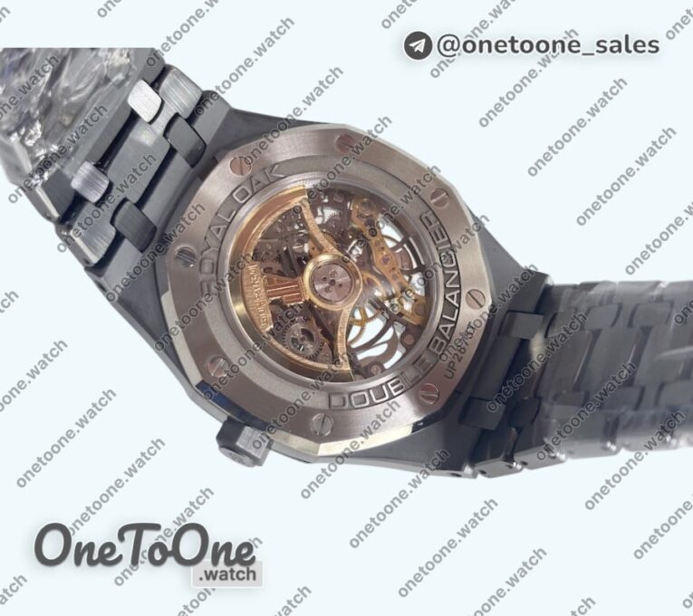 Реплика часов Audemars Piguet Royal Oak 41mm Openworked 15407 Ceramic Top-tier Копия один в один Bracelet