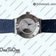 Реплика часов Hublot Classic Fusion 33mm Stainless steel Top-tier Копия один в один Blue Dial Diamonds Bezel On Gummy Strap Swiss