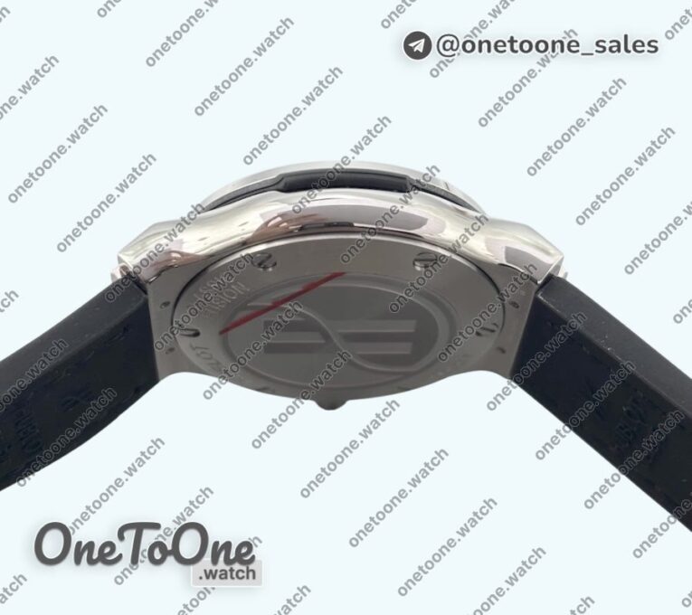 Реплика часов Hublot Classic Fusion 33mm Stainless steel Top-tier Копия один в один Black Dial Diamonds Bezel Gummy Strap Swiss