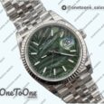 Реплика часов Rolex DateJust 36mm Stainless steel 126234 Top-tier Копия один в один New Green Dial Jubilee Bracelet E