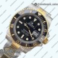 Реплика часов Rolex Submariner 116613LN 904L Yellow gold/Stainless steel Black Dial Bracelet
