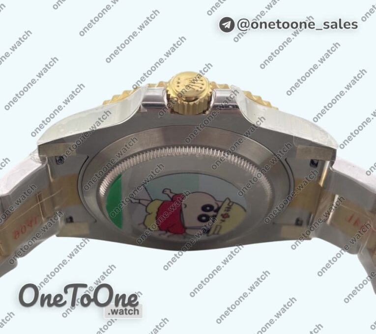 Реплика часов Rolex Submariner 116613LN 904L Yellow gold/Stainless steel Black Dial Bracelet