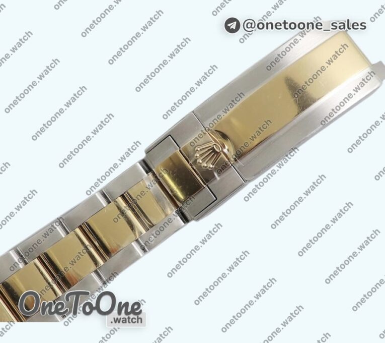 Реплика часов Rolex Submariner 116613LN 904L Yellow gold/Stainless steel Black Dial Bracelet