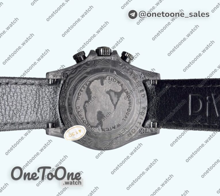 Реплика часов Rolex Daytona DIW Paul Newman Black Carbon Case Black dial Nylon Strap N6F