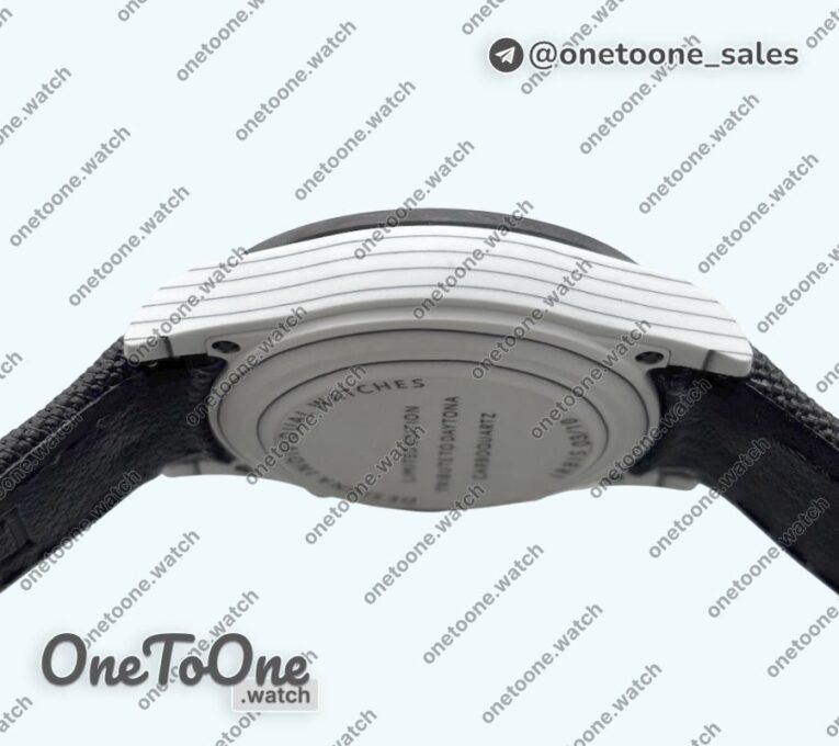 Реплика часов Rolex Daytona DIW White Carbon IRBIS White Dial Black nylon Strap N6F