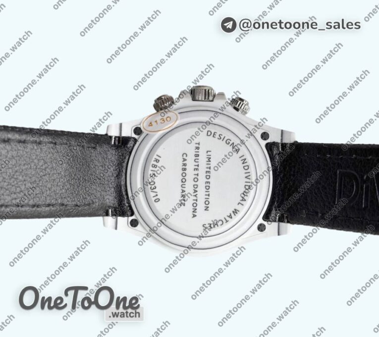 Реплика часов Rolex Daytona DIW White Carbon IRBIS White Dial Black nylon Strap N6F