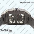 Реплика часов Cartier Santos de Cartier Skeleton Stainless steel Skeleton Dial on Stainless steel SmartLink Bracelet MLF 9611MC