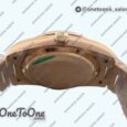 Реплика часов Rolex Daydate 128235 36mm Colour Jigsaw Puzzle Rose gold Top-tier Копия один в один Orange Dial on Rose gold President Bracelet QHF