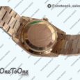 Реплика часов Rolex Daydate 128235 36mm Colour Jigsaw Puzzle Rose gold Top-tier Копия один в один Orange Dial on Rose gold President Bracelet QHF