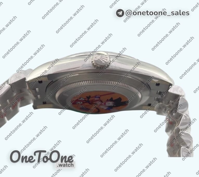 Реплика часов Rolex DateJust 41 126334 904L Stainless steel Top-tier Копия один в один Fluted Bezel Black Dial on Jubilee Bracelet