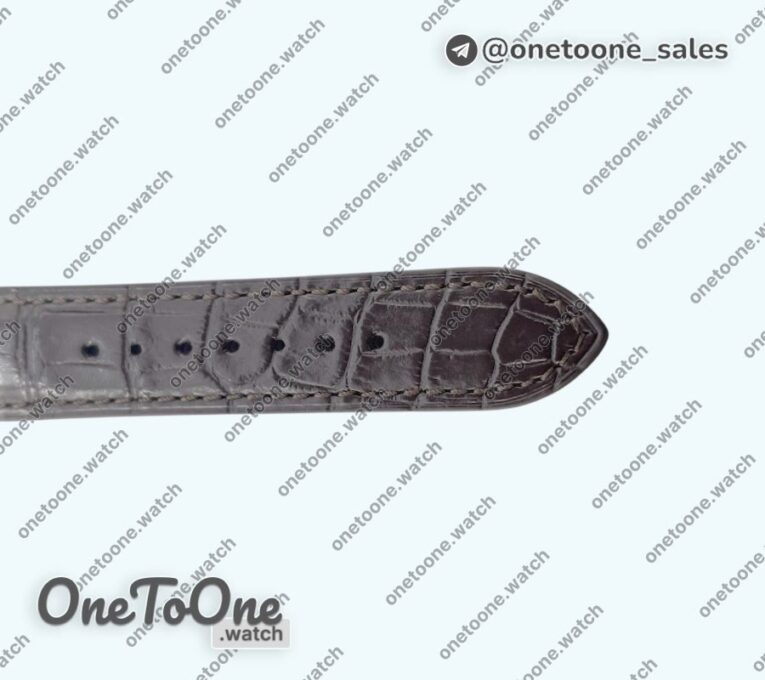 Реплика часов Patek Philippe Calatrava 5227 Rose gold Top-tier Копия один в один White Dial Brown Leather Strap 324CS 3KF