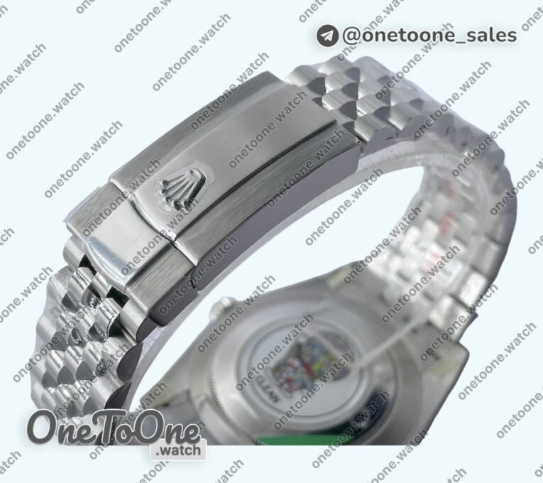 Реплика часов Rolex Datejust 41 Stainless steel 904L Steel Top-tier Копия один в один Black Dial Jubilee Bracelet