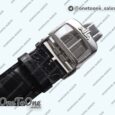 Реплика часов Jaeger-lecoultre Master Ultra Thin Perpetual Calendar Stainless steel Top-tier Копия один в один Gray&Black&White Dials Black Leather Strap V2