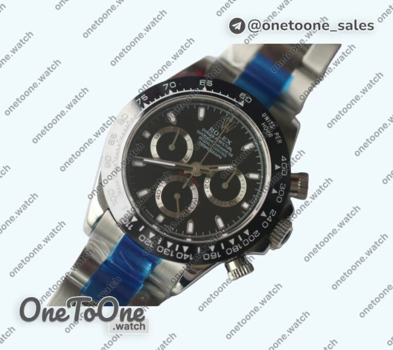 Реплика часов Rolex Daytona 116500 Top-tier Копия один в один Ceramic Bezel White&Black Dials Stainless steel Bracelet