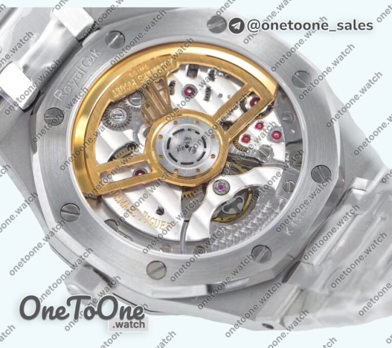Реплика часов Audemars Piguet Royal Oak 41mm 15500 Stainless steel Top-tier Копия один в один Grey Textured Dial Stainless steel Bracelet V2