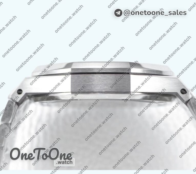 Реплика часов Audemars Piguet Royal Oak 41mm 15500 Stainless steel Top-tier Копия один в один Grey Textured Dial Stainless steel Bracelet V2
